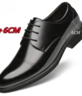 MISTER Formal Height Increasing Shoes Man Taller Elevator 6CM Invisible Insole For Men Heighten Increased Oxfords Business Lift