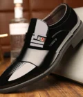 Men Flat / 6CM Heightening Elevator Shoes Business Formal Oxfords Leather Shoes Man British Casual Banquet Wedding Suit Shoes - Image 2