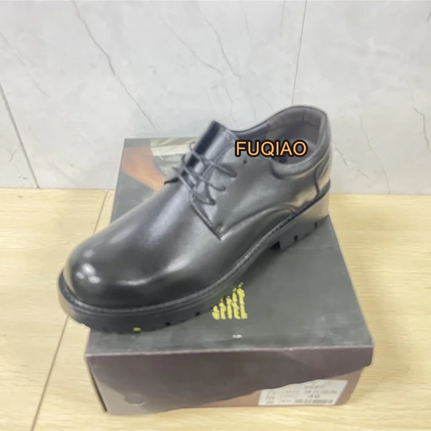 High Quality Cow Leather Platform High Heel Flat/7CM Height Increase Men Leather Shoe Oxford Dress Elevator Shoes Formal Wedding - Image 2