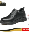 Genuine Leather Platform Work Sneakers Man Elevator Shoes 6/8 CM Height Increase Sports Lift Men Thick Soled Outdoor Boots - Image 4