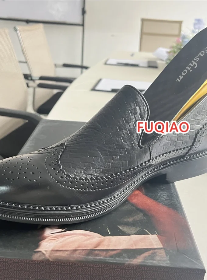Men Elevator Dress Shoes Formal Office Oxford Wedding Party Matches Suit Zapatos De Hombre Height Increase Genuine Leather Shoes