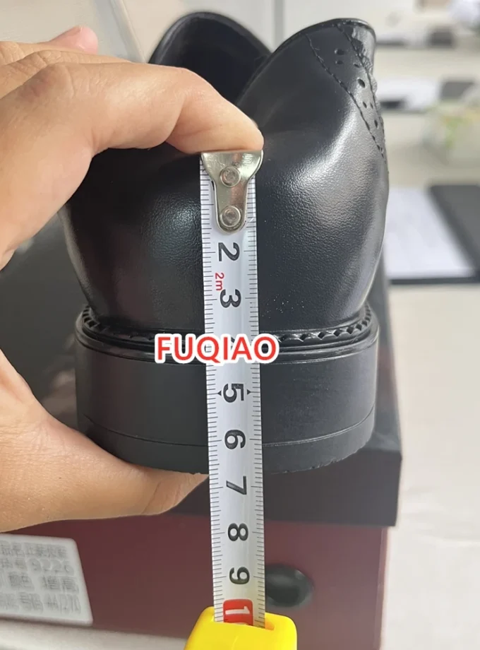 Men Elevator Dress Shoes Formal Office Oxford Wedding Party Matches Suit Zapatos De Hombre Height Increase Genuine Leather Shoes