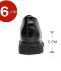 Men Dress 7cm Elevator Shoes Heightening Leather Formal Shoes Platform Comfort Business Wedding Party Men Oxfords Lift Suit Shoe - Image 3