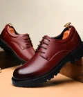 High Quality Cow Leather Platform High Heel Flat/7CM Height Increase Men Leather Shoe Oxford Dress Elevator Shoes Formal Wedding - Image 6