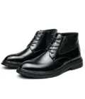 Leather Shoes Men Boots Winter Formal Leather Oxfords Boots Shoes Dress Business Boot Men Chelsea Autumn Ankle Boots for Man