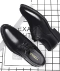 Men Flat / 6CM Heightening Elevator Shoes Hollow Breathable Business Formal Leather Shoes Man British Dress Casual Wedding Shoes - Image 2