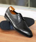 Italian Flat Mens Dress Shoes Luxury Genuine Leather Brand Handmade Quality Square Toe Laces Up New Business Party Social Shoes - Image 3