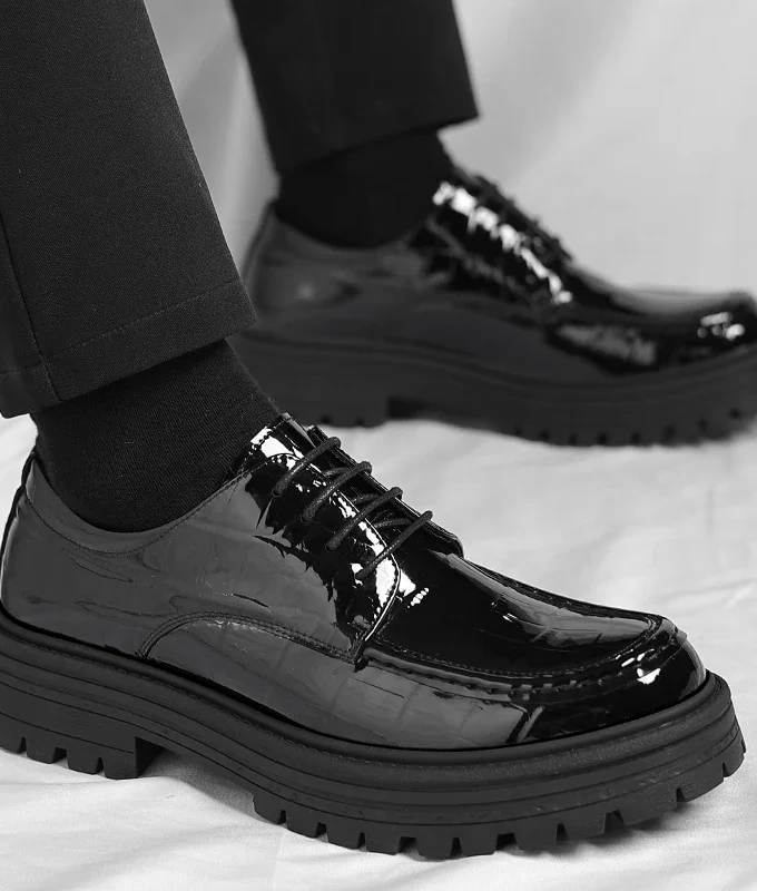 Crocodile Print Shoes Men Wedding Dress Leather Shoes Men Italiano Oxford Shoes Men Business Suit Office 2025 Italiano Zapatos